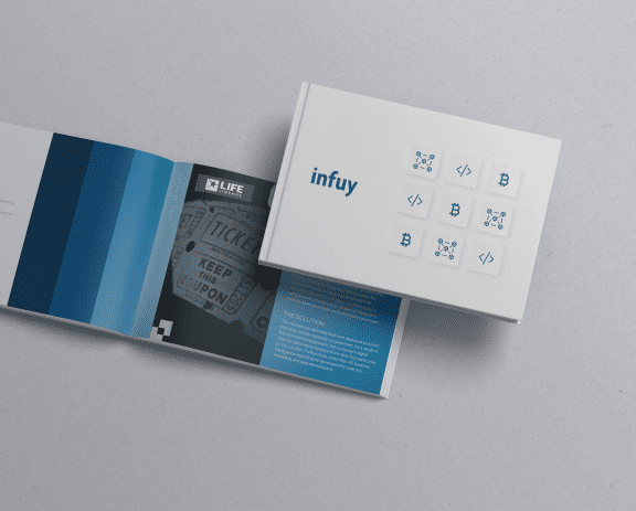 Mockup de Infuy creado por Launchy